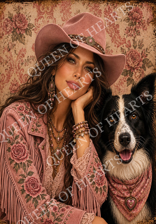 Queen of Hearts - Lady Vivienne and Her Border Collie
