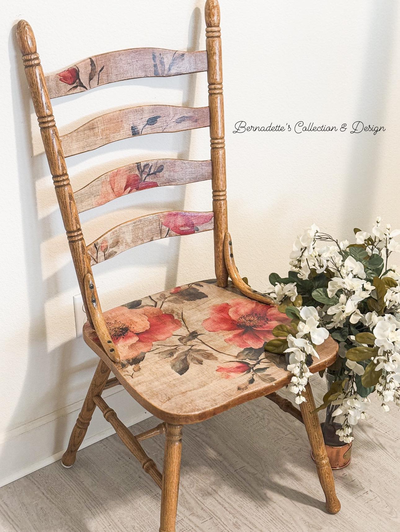 Linen Flowers  | 18 lb Decoupage Tissue Paper | 21x29 in