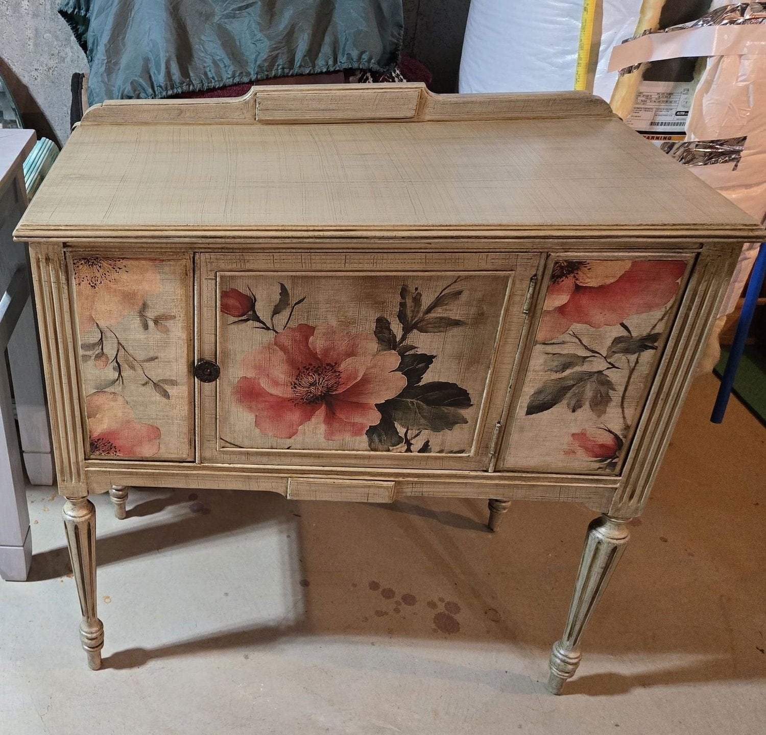 Linen Flowers  | 18 lb Decoupage Tissue Paper | 21x29 in
