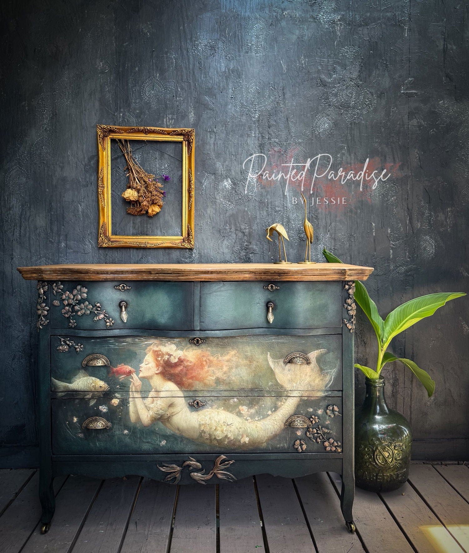 Mermaid Kisses | 18 lb Decoupage Tissue Paper | 2 Sizes