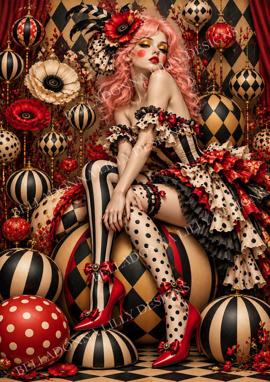 Poppy Whimsy — The Whimsical Cabaret, Belladonna Lilly Designs decoupage rice paper