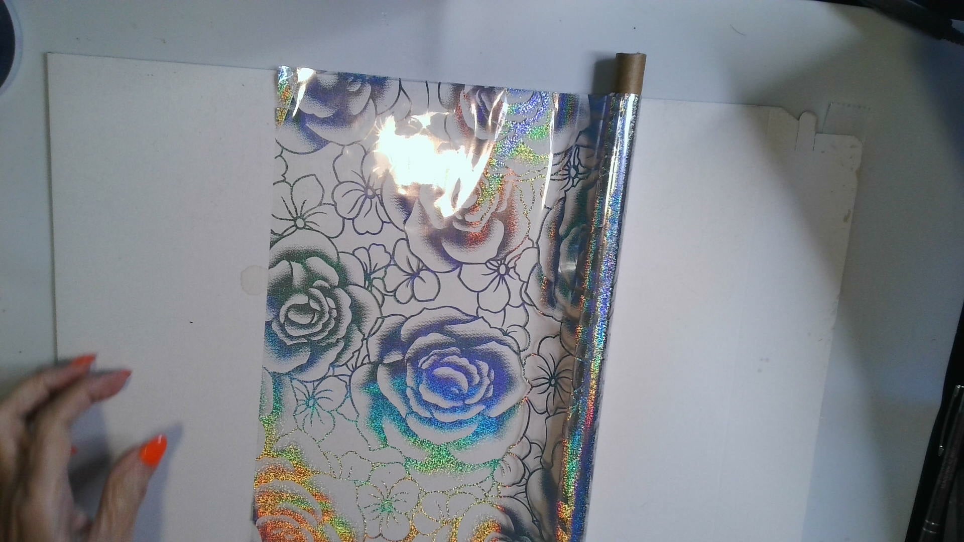 Portia Silver Hologram Foil