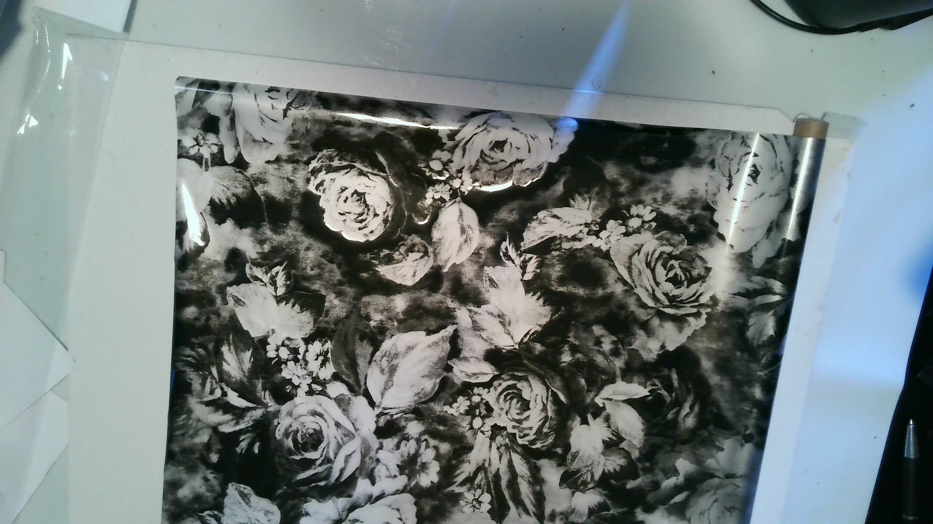 Jovie Floral Foil (semi-transparent)