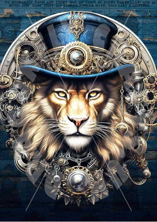 Dragonfly Crafts - Steampunk Lion 2