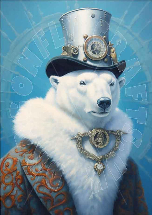 Dragonfly Crafts - Steampunk Polar Bear
